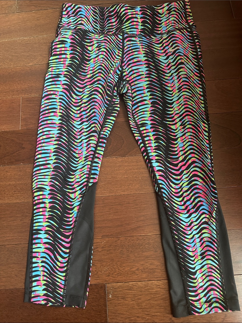 Nike Dri-Fit Multi-Color Zebra Print Running Leggings